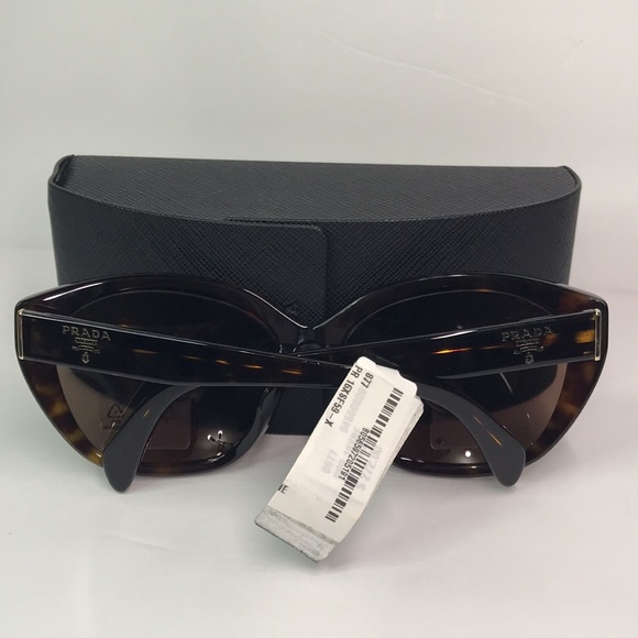 New Authentic PRADA  Acetate Sunglasses SPR 16X Tortoise - Picture 8 of 13